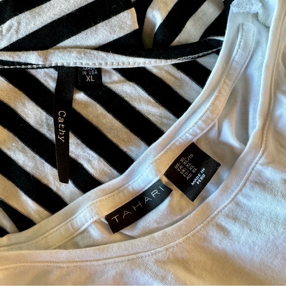 1 set of 2 long sleeve tee shirts, Cathy & Tahari XL - Picture 6 of 9